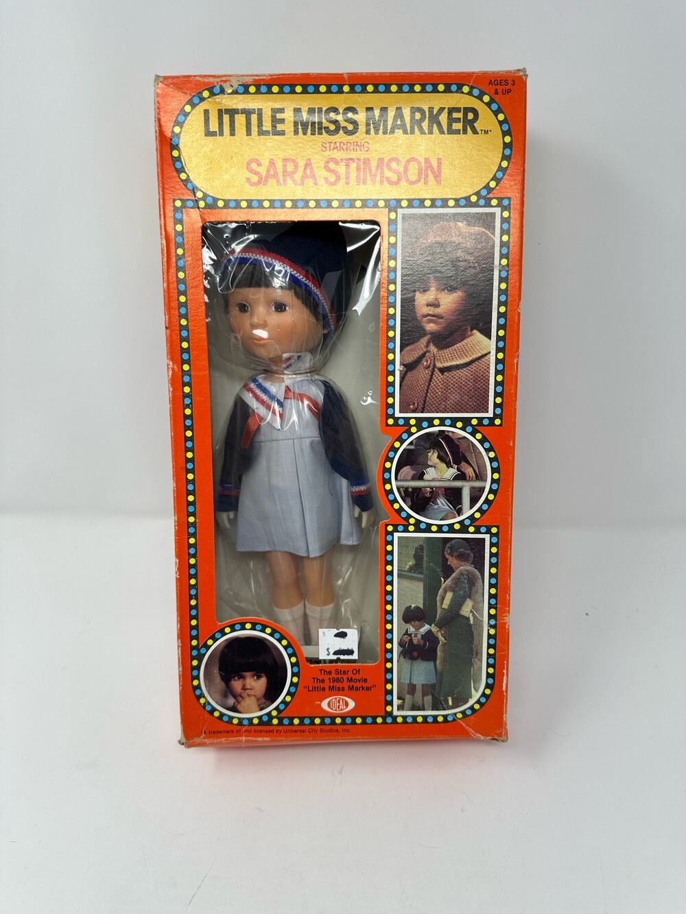 Sara Stimson “Little Miss Marker” 1980 NIB Universal Studios Ideal Toy Doll
